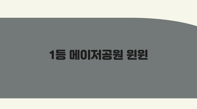 1등 메이저공원 윈윈